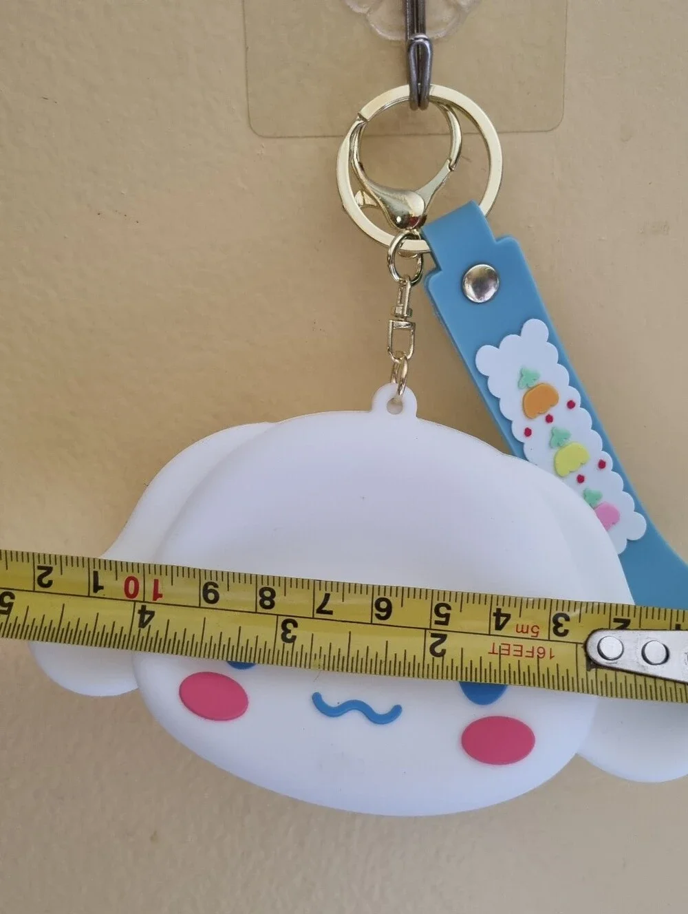 Sanrio Cinnamoroll Coin Purse Keychain Wallet coins bag Soft Pvc